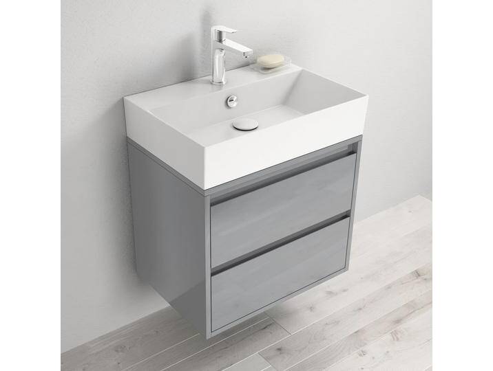 Pure 2.0 Waschtischunterschrank 60 cm mit 2 Auszügen 1424965 von megabad