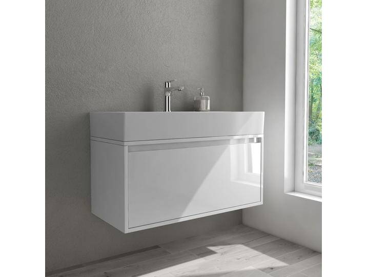Pure 2.0 Waschtischunterschrank 90 cm mit 1 Auszug 1425211 von megabad