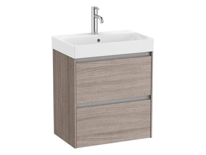Roca Ona Waschtischunterbau 55 cm mit 2 Schubladen, geringere Tiefe 1899378 von megabad