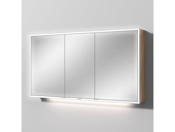 Sanipa Reflection Melamin-Spiegelschrank MILO 140 mit 3 Türen 1400224 von megabad