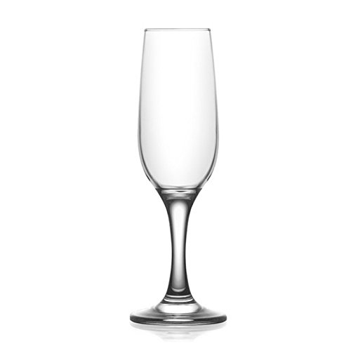 6x Glas Sekt Sektgläser Sektglas Stiel klar 180ml MIS535 von megaso