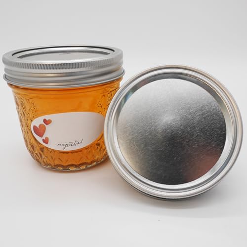 12 Ersatzdeckel für megusta! Einmachgläser 300 ml und 500 ml | silberfarben | Aluminium rostfrei | ⌀ 90 mm | nicht geeignet für Twist-off-Gläser 12 Ersatzdeckel für megusta! Einmachgläser 300 ml und 500 ml | silberfarben | Aluminium rostfrei | ⌀ 90 mm | nicht geeignet für Twist-off-Gläser von megusta