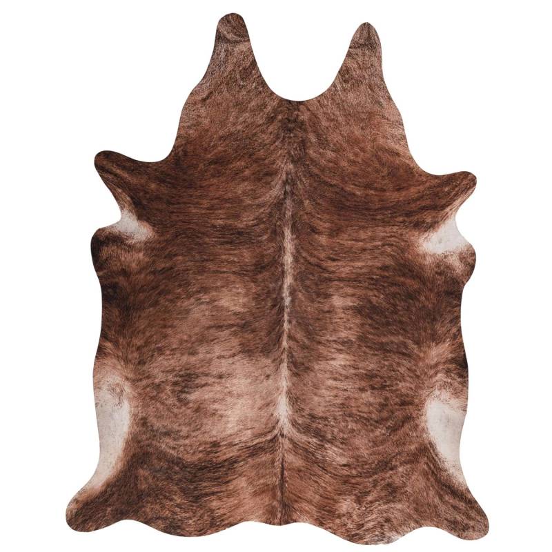 MeGusta Flachflor Teppich Animal Modern Braun Polyester 155x190 cm Clara von megusta