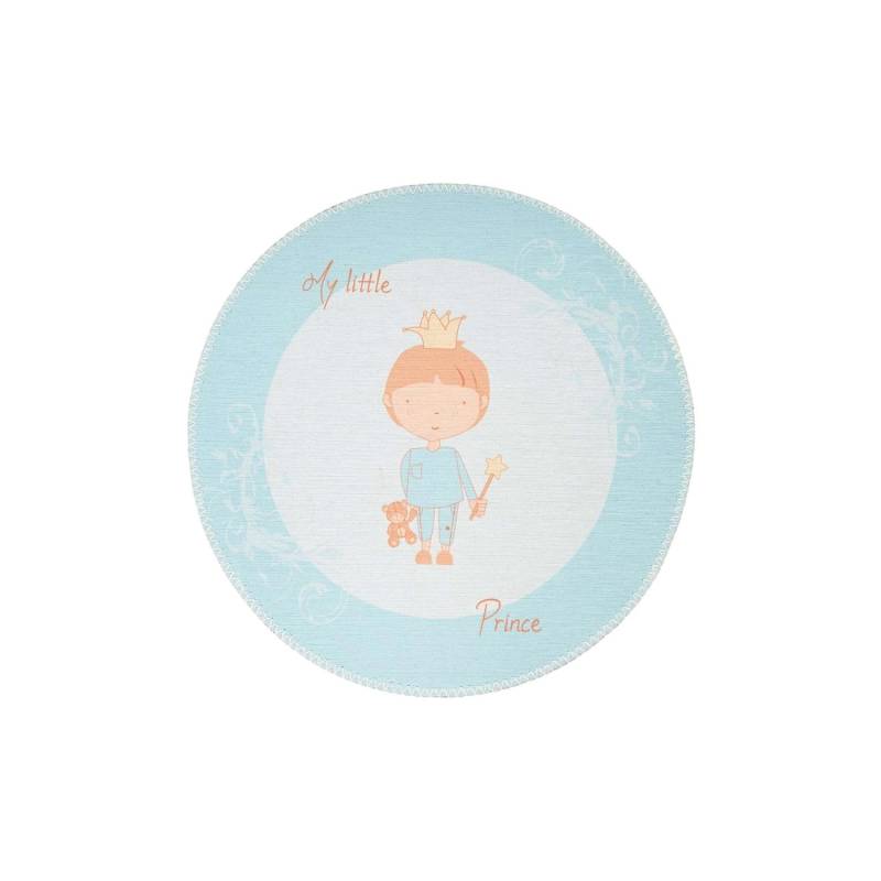 MeGusta Flachflor Teppich Kinder - Jugend Mint Polyester (D) Ø 160 cm Beatriz von megusta