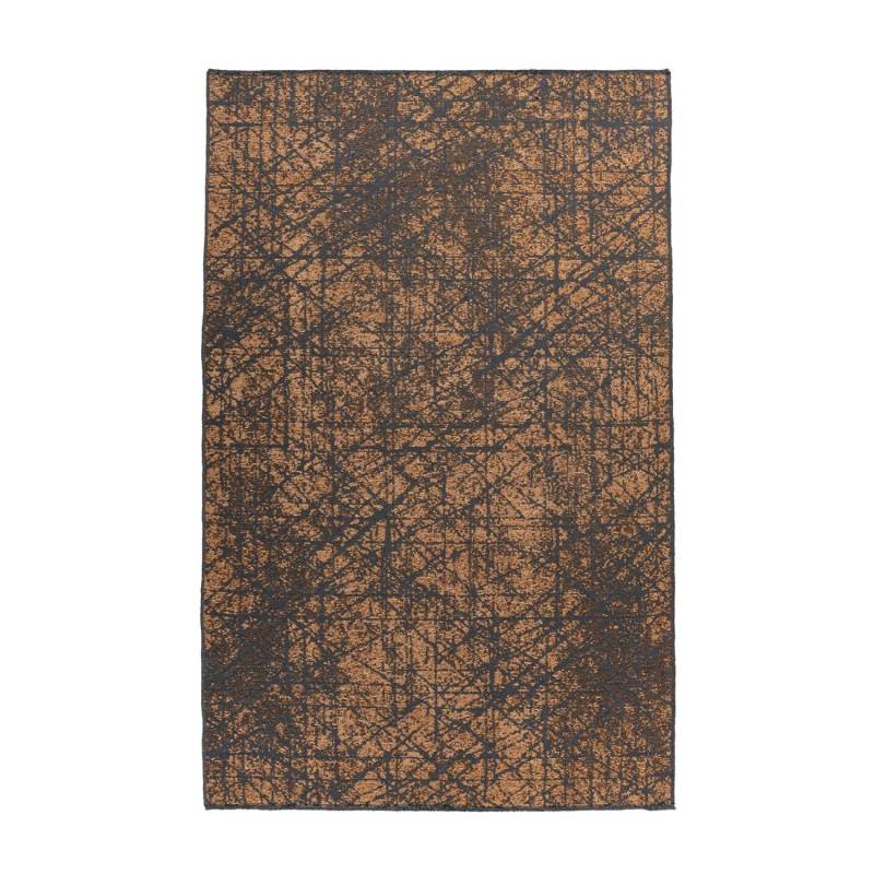 MeGusta Flachflor Teppich UsedLook Modern Gelb Polyester 80x150 cm Eva von megusta