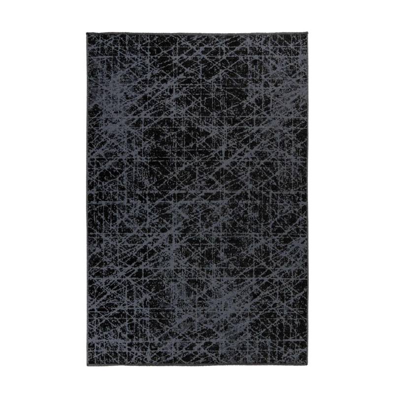 MeGusta Flachflor Teppich UsedLook Modern Grau Polyester 80x150 cm Eva von megusta