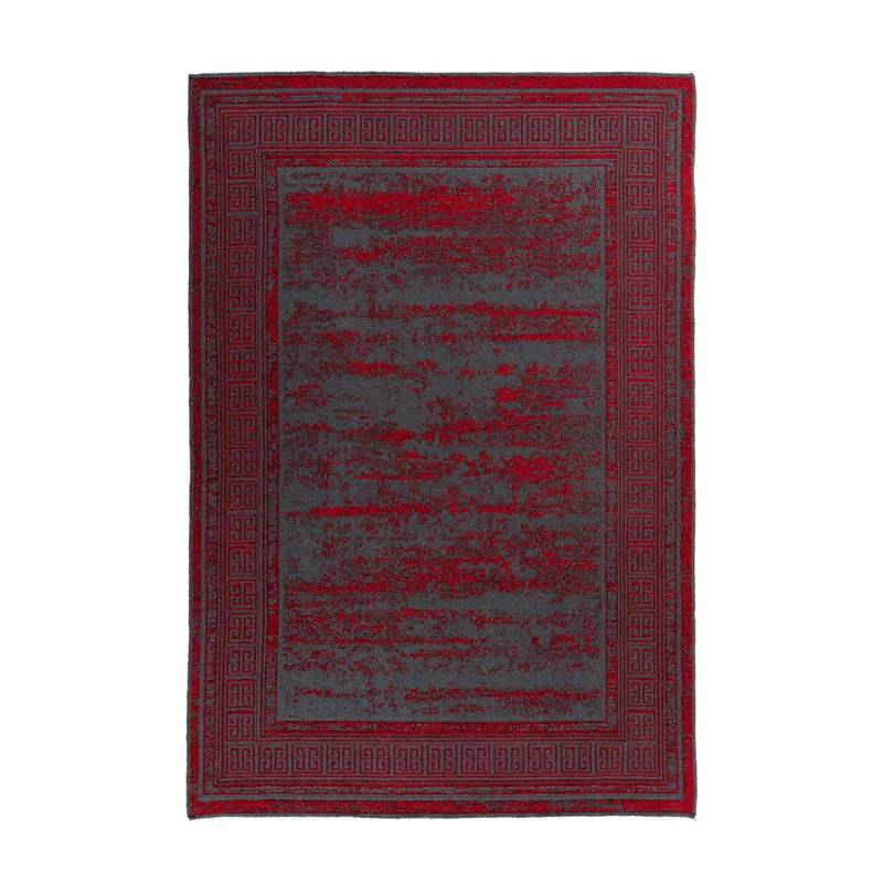 MeGusta Flachflor Teppich UsedLook Modern Rot Polyester 160x230 cm Eva von megusta
