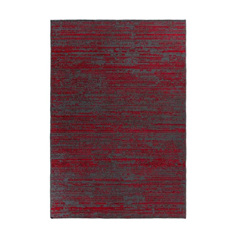 MeGusta Flachflor Teppich UsedLook Modern Rot Polyester 160x230 cm Eva von megusta