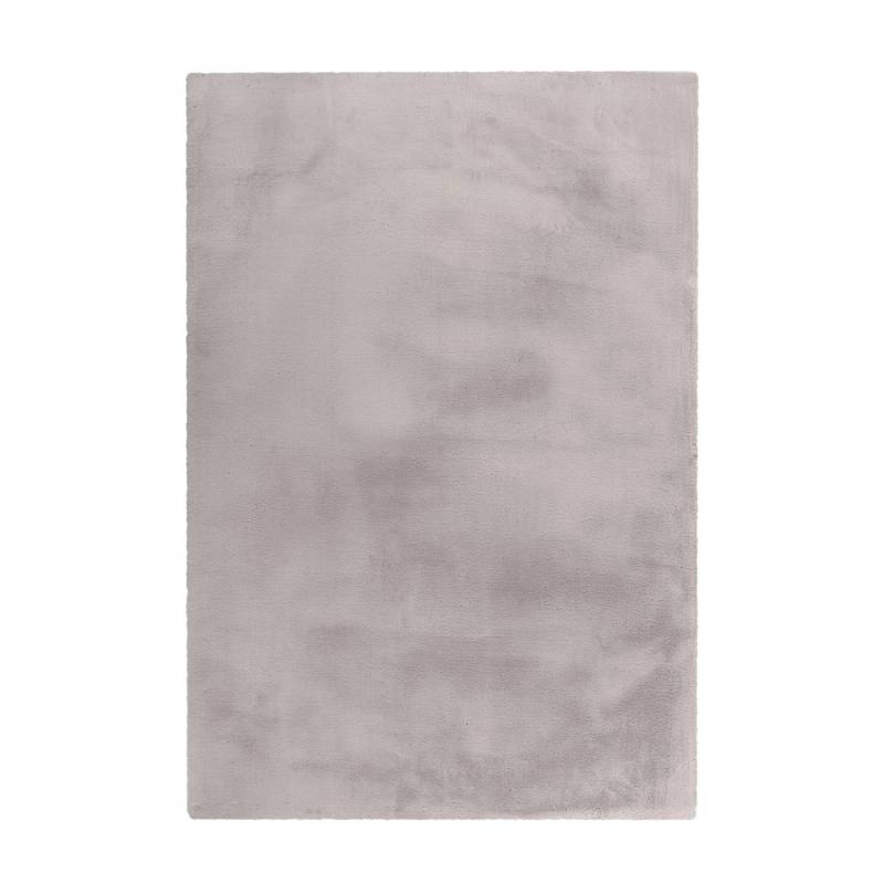 MeGusta Hochflorteppich Uni Silber Weiche Haptik 200 x 290 cm von megusta