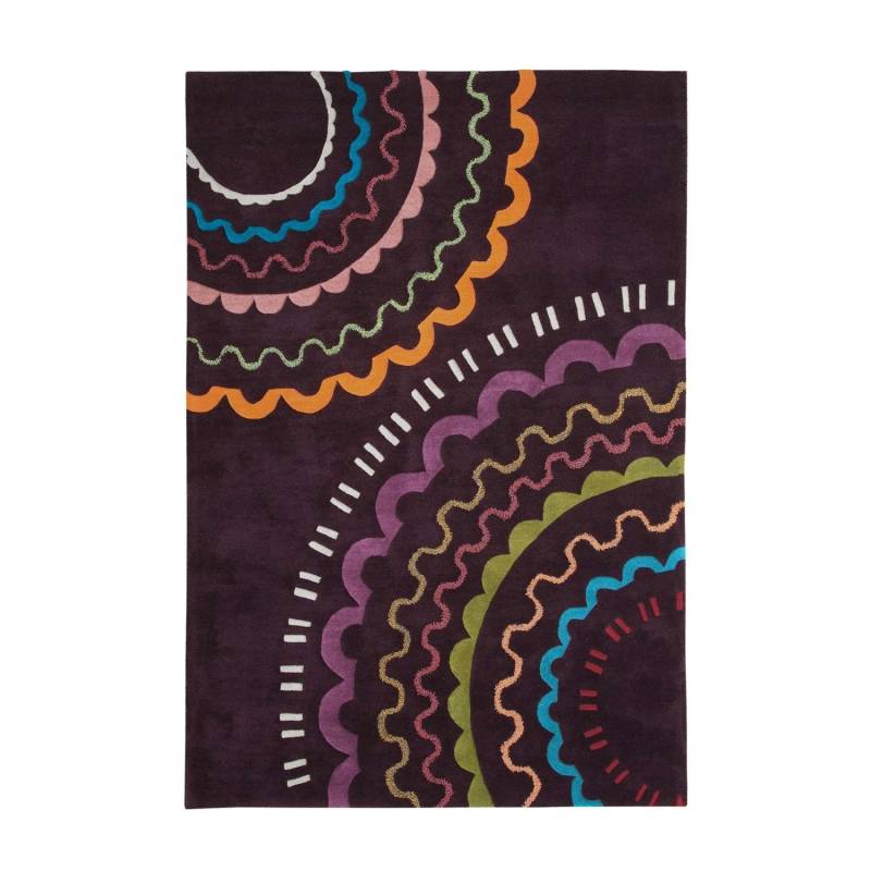 MeGusta Kurzflor Teppich Modern Multi - Violett 140x200 cm Dolores von megusta
