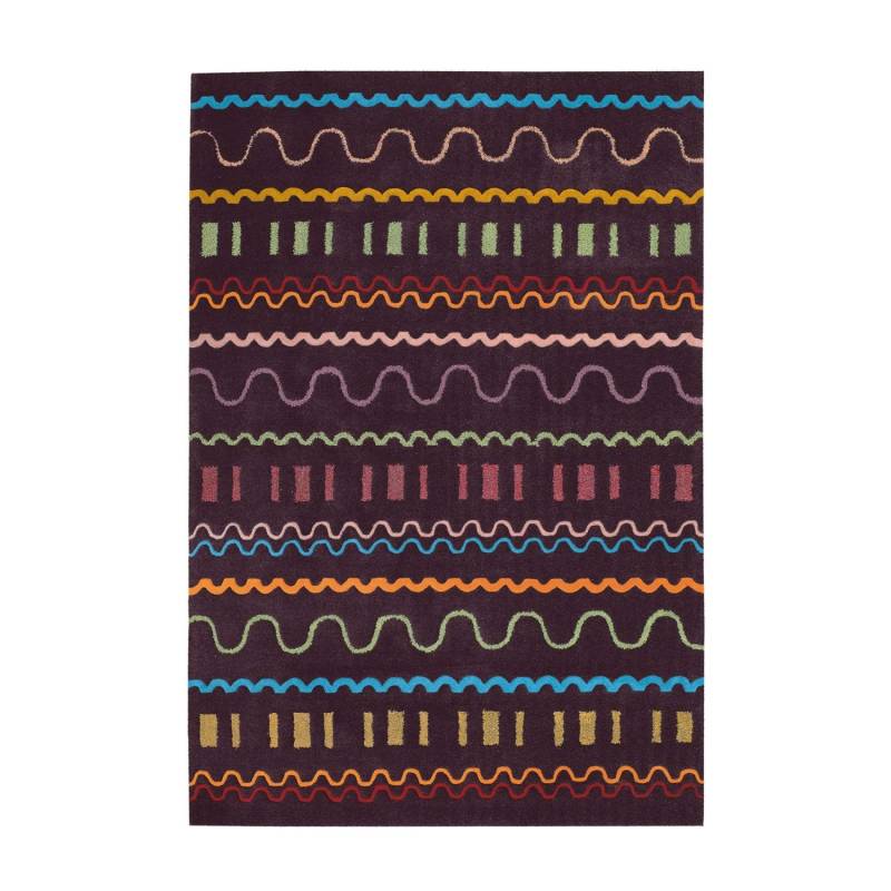 MeGusta Kurzflor Teppich Modern Multi - Violett 140x200 cm Dolores von megusta