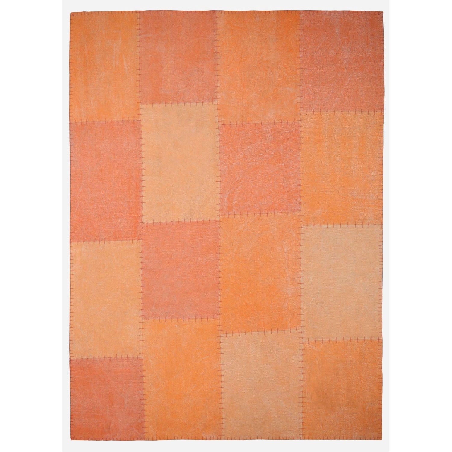 MeGusta Kurzflor Teppich Patchwork Retro Bunt Handgefertigt 160 x 230 cm MeGusta Kurzflor Teppich Patchwork Retro Bunt Handgefertigt 160 x 230 cm von megusta