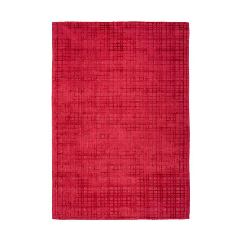 MeGusta Kurzflor Teppich Uni Cherry Viskose 160x230 cm Alma von megusta
