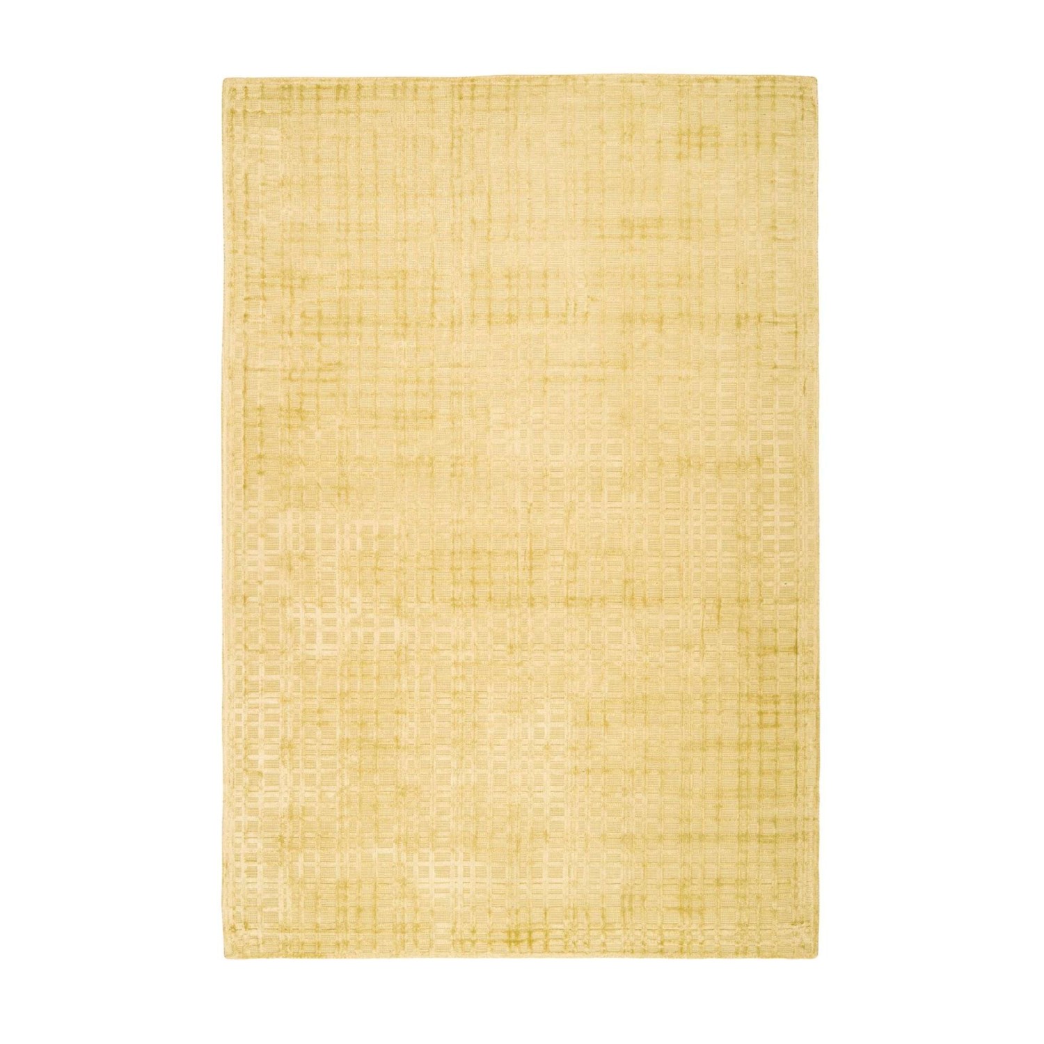 MeGusta Kurzflor Teppich Uni Gold Handgewebter Teppich mit 3DDesign 80 x 150 cm MeGusta Kurzflor Teppich Uni Gold Handgewebter Teppich mit 3DDesign 80 x 150 cm von megusta