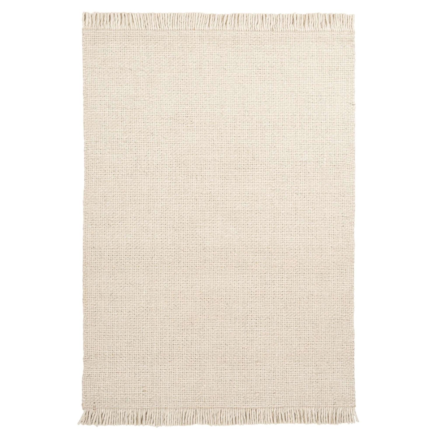 MeGusta Kurzflor Teppich Uni Modern Creme Wolle 80x150 cm Clara MeGusta Kurzflor Teppich Uni Modern Creme Wolle 80x150 cm Clara von megusta