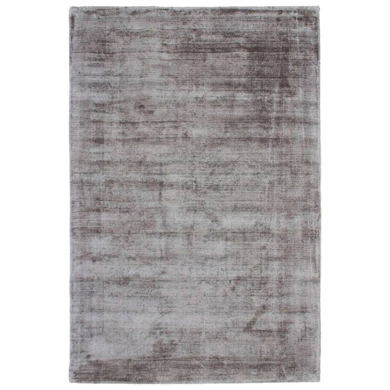 MeGusta Kurzflor Teppich Vintage UsedLook Silber Viskose 120x170 cm Clara von megusta