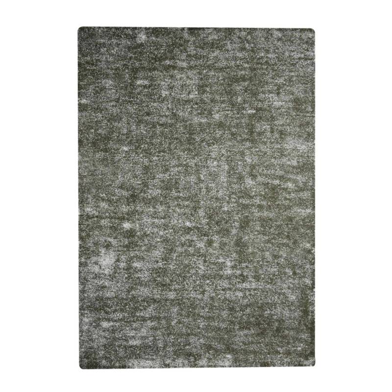 MeGusta Kurzflor Teppich VintageDesign UsedLook Uni Olivgrün 160x230 cm Abril von megusta