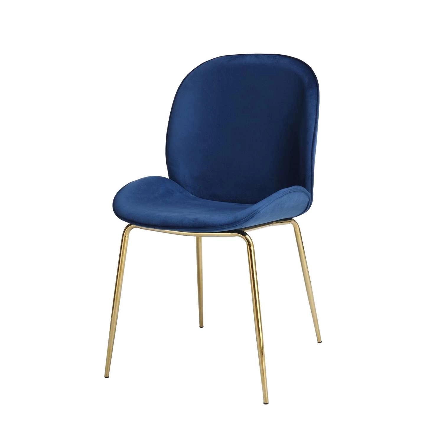 MeGusta Moderner Stuhl 2er-Set Blau Polsterstuhl Esszimmerstuhl Emilia MeGusta Moderner Stuhl 2er-Set Blau Polsterstuhl Esszimmerstuhl Emilia von megusta