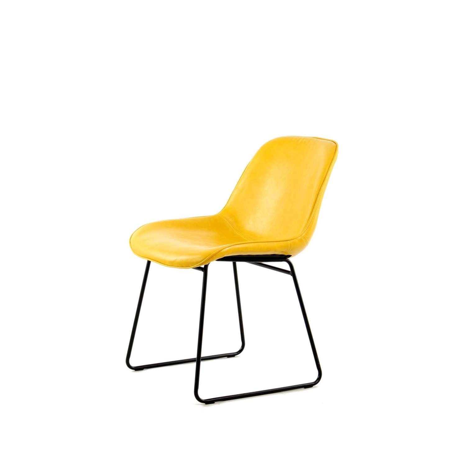 MeGusta Moderner Stuhl 2er-Set Gelb Polsterstuhl Esszimmerstuhl Mara von megusta