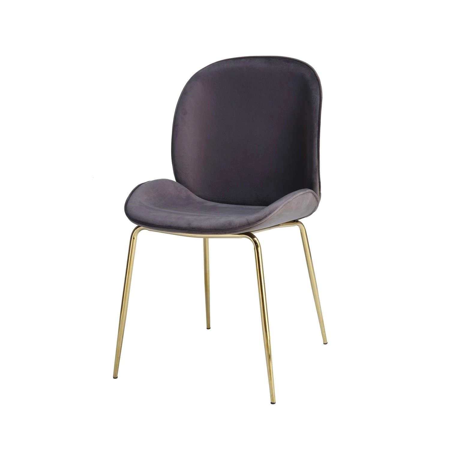 MeGusta Moderner Stuhl 2er-Set Grau Polsterstuhl Esszimmerstuhl Emilia MeGusta Moderner Stuhl 2er-Set Grau Polsterstuhl Esszimmerstuhl Emilia von megusta