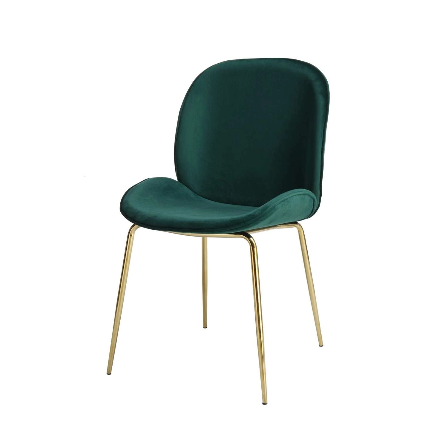MeGusta Moderner Stuhl 2er-Set Grün Polsterstuhl Esszimmerstuhl Emilia MeGusta Moderner Stuhl 2er-Set Grün Polsterstuhl Esszimmerstuhl Emilia von megusta