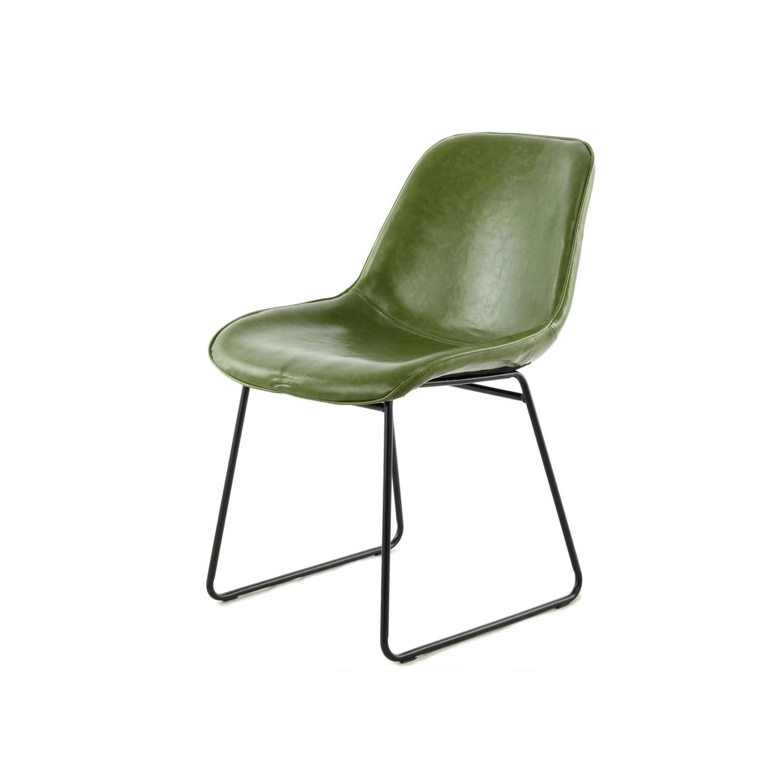 MeGusta Moderner Stuhl 2er-Set Grün Polsterstuhl Esszimmerstuhl Mara von megusta