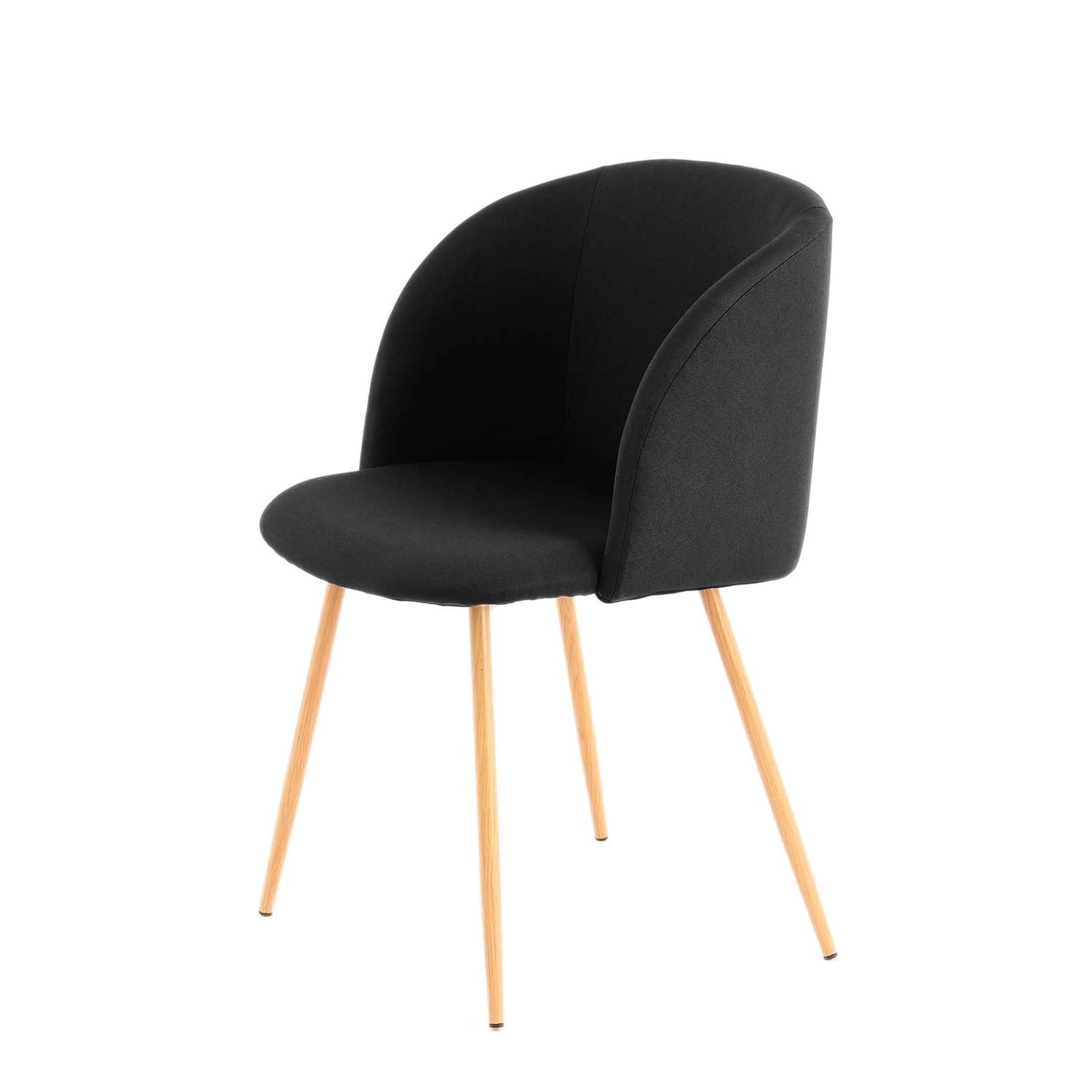 MeGusta Moderner Stuhl 2er-Set Schwarz Polsterstuhl Esszimmerstuhl Isabel MeGusta Moderner Stuhl 2er-Set Schwarz Polsterstuhl Esszimmerstuhl Isabel von megusta