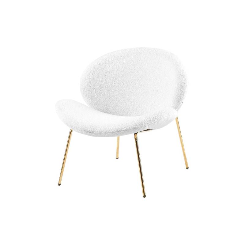 MeGusta Moderner Stuhl Lounge-Stuhl 2er-Set Weiß Polsterstuhl Esszimmerstuhl Lisa von megusta