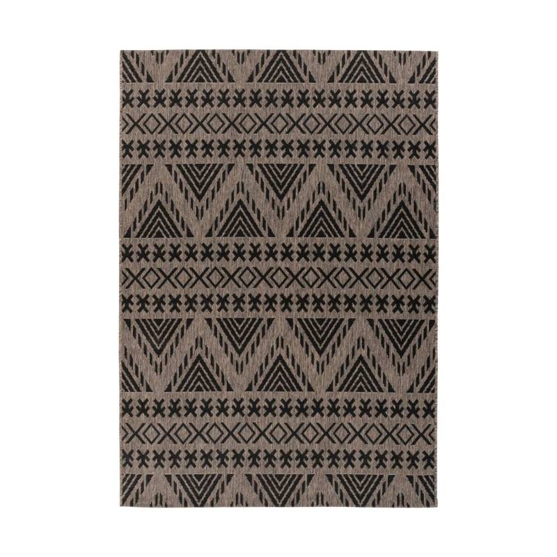MeGusta Outdoorteppich EthnoDesign Grau Braun Flachflorteppich 200 x 290 cm von megusta