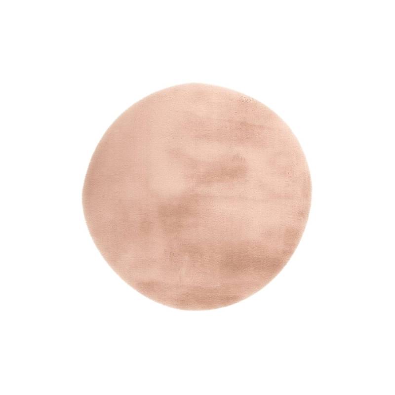 MeGusta Shaggy Hochflor Teppich Uni Creme Polyester (D) Ø 120 cm Catalina von megusta