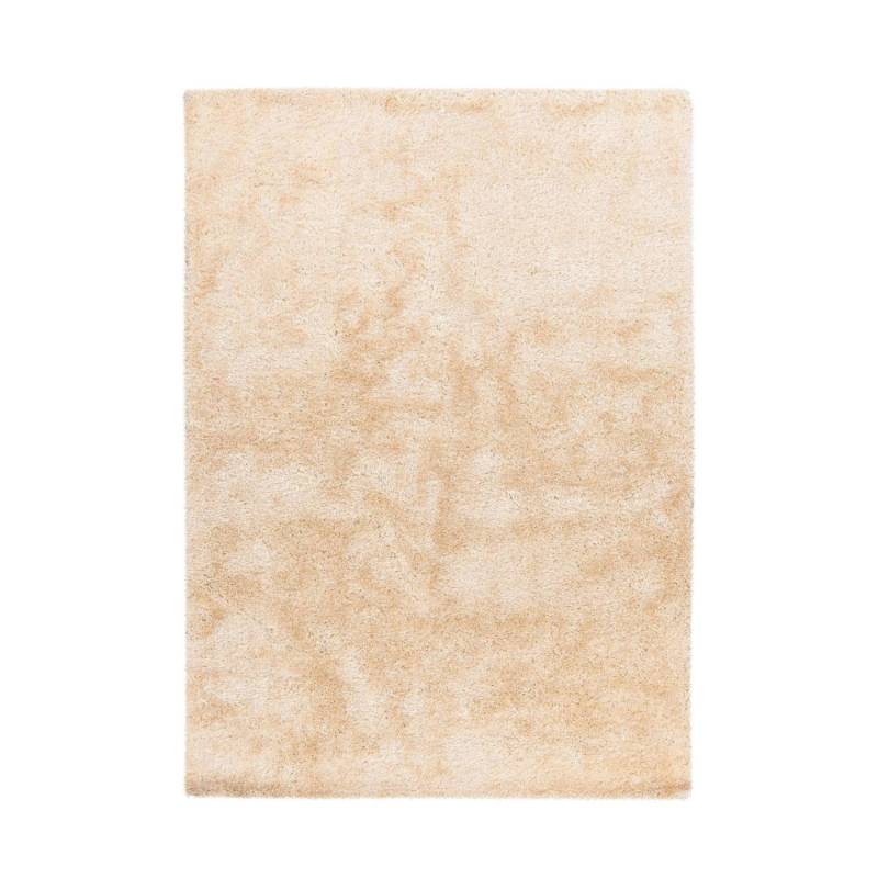 MeGusta Shaggy Hochflor Teppich Uni Modern Creme Polyester 170x240 cm Paloma von megusta