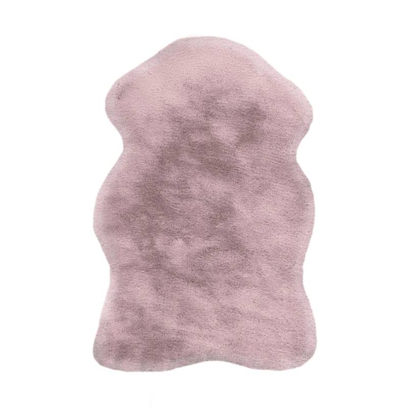 MeGusta Shaggy Hochflor Teppich Uni Rosa Polyester 60x90 cm Catalina von megusta