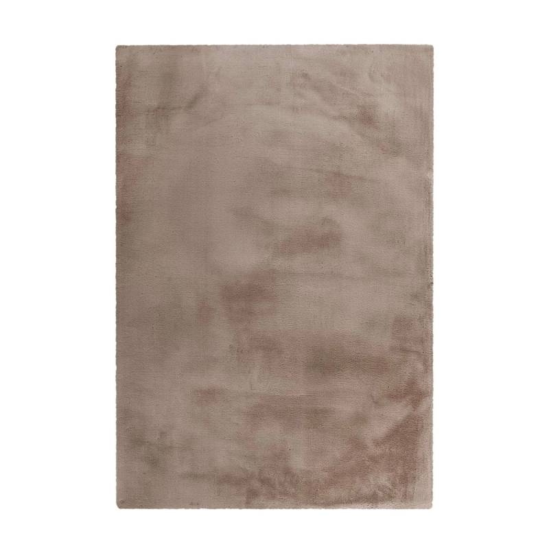 MeGusta Shaggy Hochflor Teppich Uni Taupe Polyester 120x170 cm Catalina von megusta