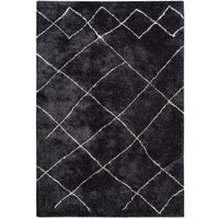 Hochflor Teppich Anthrazit 200cm x 290cm von megusta