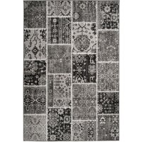 Patchwork-Teppich Teppich Grau 80cm x 150cm von megusta