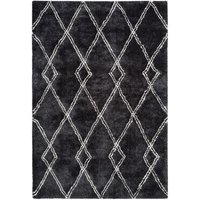 Retro-Teppich Anthrazit 160cm x 230cm von megusta