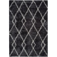 Retro-Teppich Anthrazit 80cm x 150cm von megusta