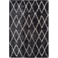 Retro-Teppich Anthrazit 80cm x 150cm von megusta