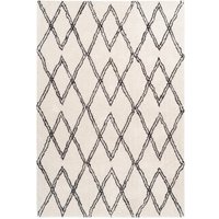 Retro Teppich Elfenbein 120cm x 170cm von megusta