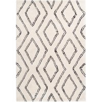 Retro-Teppich Elfenbein 160cm x 230cm von megusta
