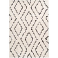 Retro-Teppich Elfenbein 200cm x 290cm von megusta