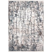 flacher Teppich Grau / Blau 80cm x 150cm von megusta