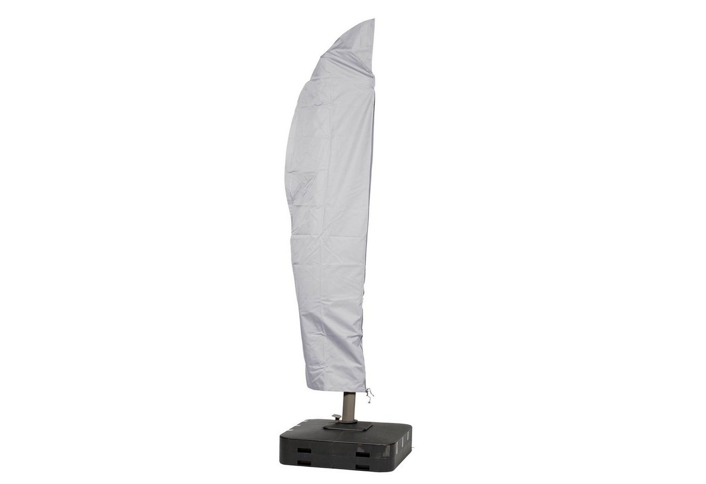 mehr Garten Sonnenschirm-Schutzhülle Protect, Premium PROTECT Ampelschirm-Abdeckung, Gestell gebogen, 265(H)x40/70/5 von mehr Garten