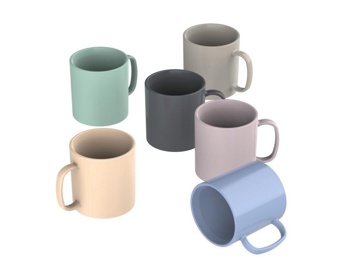 mehrweg.pro Mehrwegbecher Bio-Tasse Arica", Kunststoff, (Sparset, 20-tlg., 20)" von mehrweg.pro