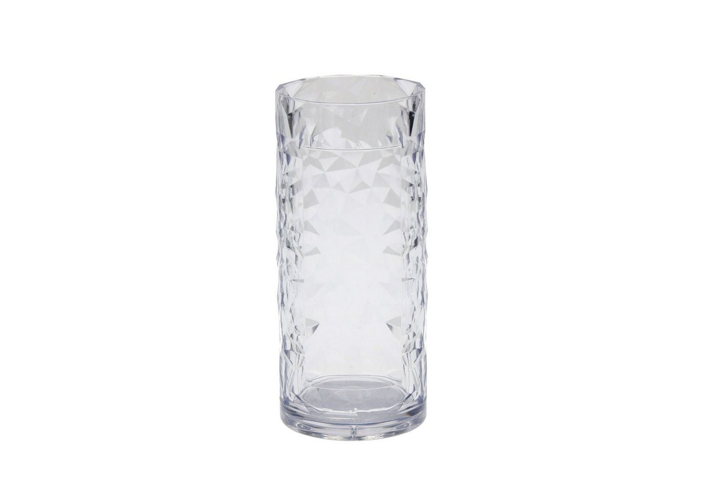 mehrweg.pro Mehrwegbecher Longdrinkbecher Crystal", 0,3 l, Kunststoff, (Sparset, 10-tlg., 10), Aufwendigen Kristall-Design" von mehrweg.pro