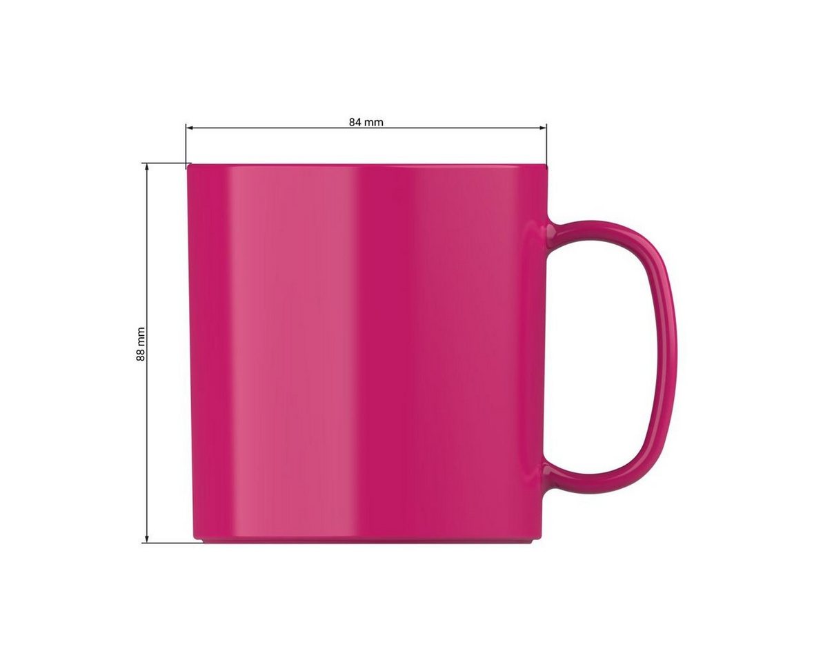 mehrweg.pro Mehrwegbecher Tasse Arica", Kunststoff, (Sparset, 25-tlg., 25)" von mehrweg.pro