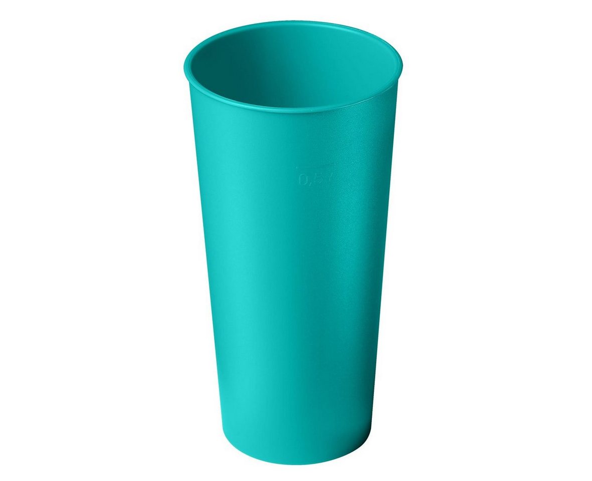 mehrweg.pro Mehrwegbecher Trinkbecher Colour" 0,5 l, Kunststoff, (Sparset, 1-tlg., 1)" von mehrweg.pro