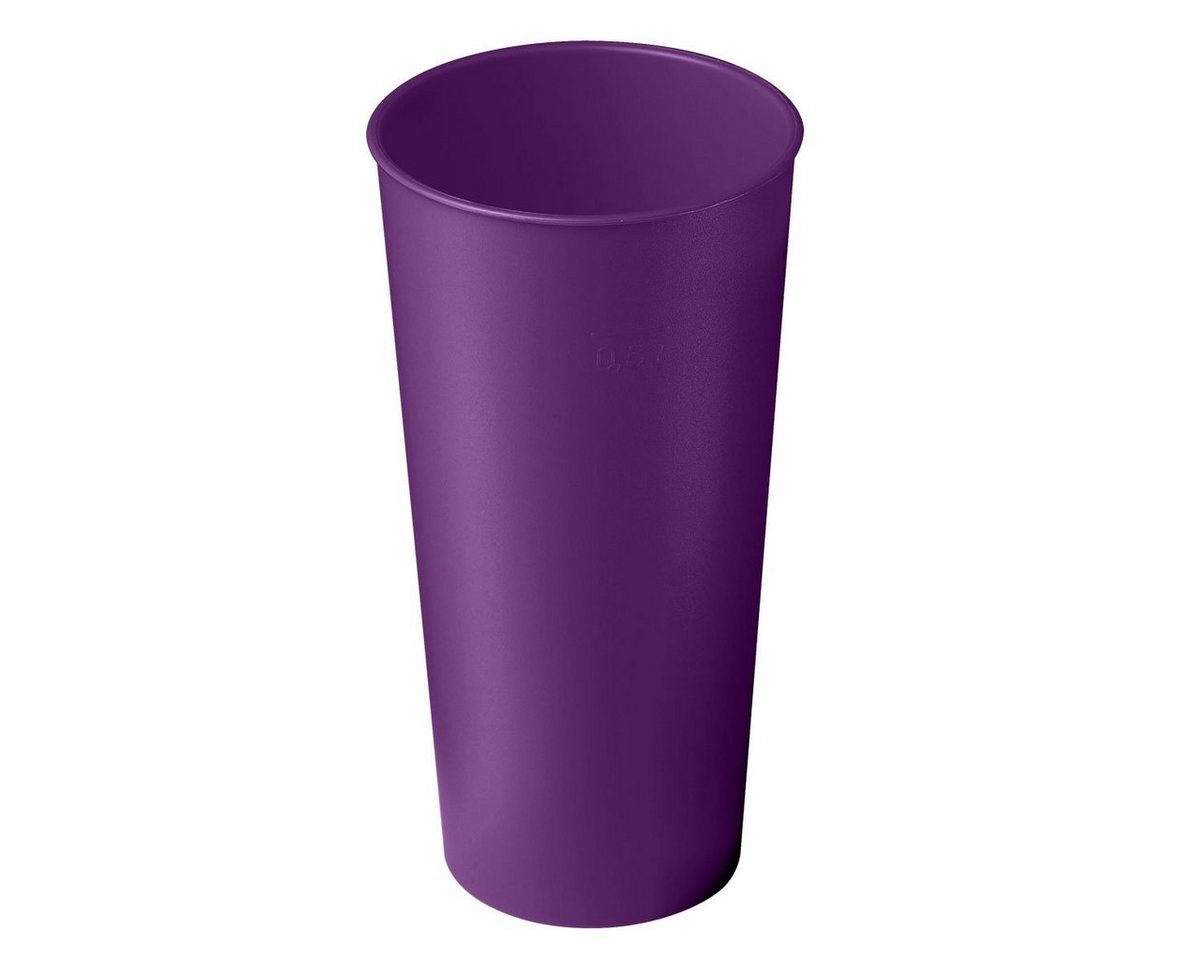 mehrweg.pro Mehrwegbecher Trinkbecher Colour" 0,5 l, Kunststoff, (Sparset, 10-tlg., 10)" von mehrweg.pro