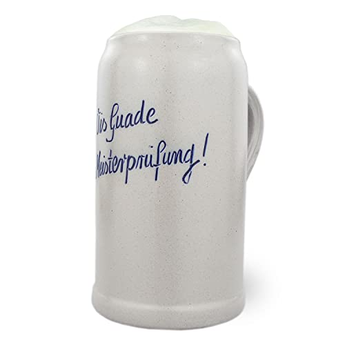 Bavariashop Bierglas mit Gravur • Gravierter Bierkrug mit Namen 1,0l • personalisierter Bierkrug mit Wunschgravur von Bavariashop