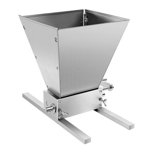 GetreidemüHle Getreidequetsche MalzmüHle FuttermittelmüHle Manuelle Walze Verstellbare Heimbrauer Mit Griff Verstellbarer Walzenabstand Geeignet Zum Mahlen Von Gerste Weizen von meiliwmlo